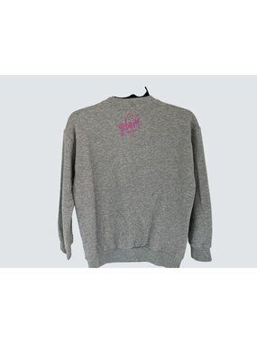 United Colors Of Benetton Gray Crewneck Sweatshirt With Glam Rock Back Graphic U